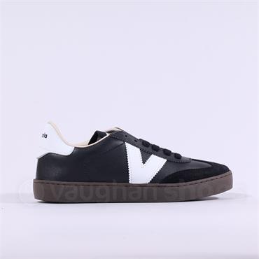 Victoria Berlin Two Tone T Toe Trainer - Black